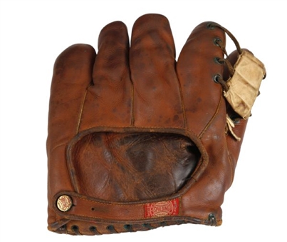Tony Lazzeri Game Used Glove -Yankees Era 1926-37-(Lazzeri  LOA, PSA/DNA and Mears)